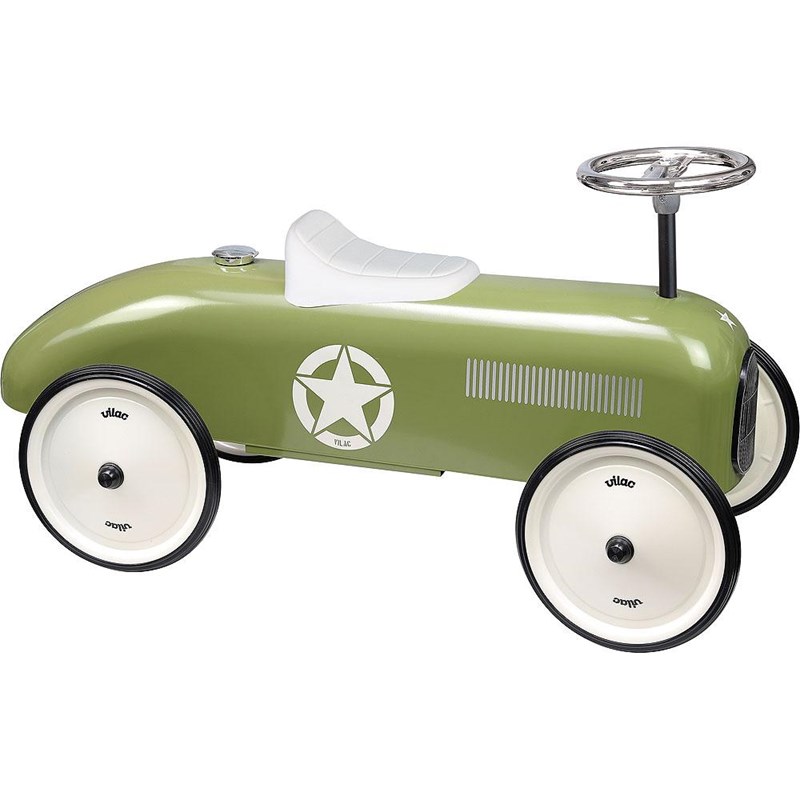 Vilac - Porteur voiture vintage kaki