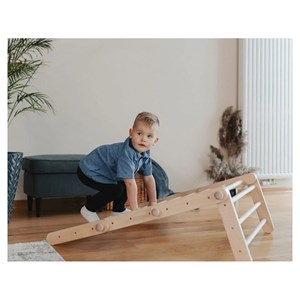 Mur d'escalade mopitri bois naturel