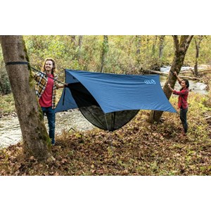 Profly tarp pour bivouac-camping - bleu