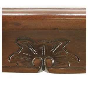 Lot de 3 sellettes bois marron -