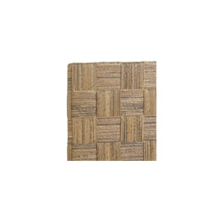 Tête de lit bois rotin marron 165x8x145c