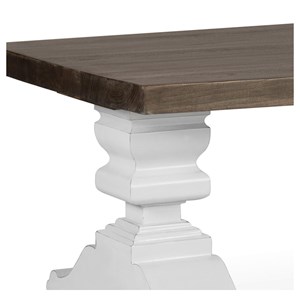 Table basse bois blanc - mélicia