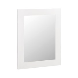 Miroir bois blanc - mélicia décoration
