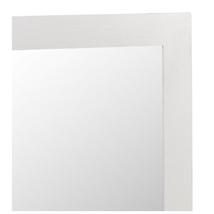Miroir bois blanc - mélicia décoration