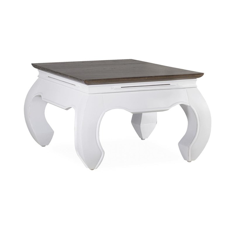 Table basse bois blanc - mélicia