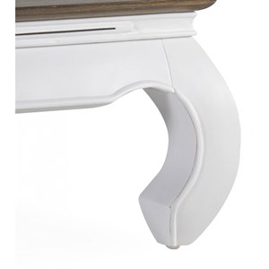 Table basse bois blanc - mélicia