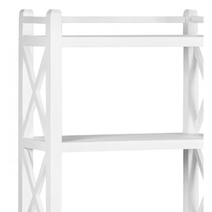 Bibliothèque bois blanc - mélicia