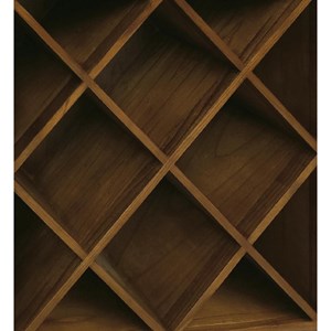 Meuble rangement bouteilles bois marron