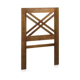 Tête de lit bois marron - onéline