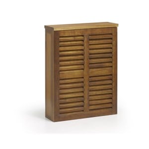 Cache-radiateur bois marron 60x17x75cm -