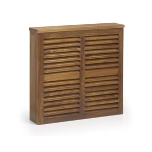 Cache-radiateur bois marron - onéline