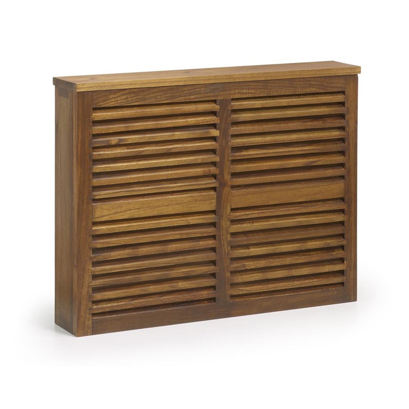 Décoration d'autrefois - Cache-radiateur bois marron - onéline