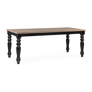 Table à manger bois marron 200x90x78cm -