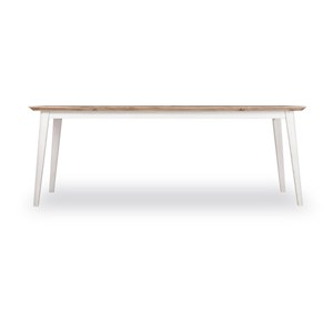 Table à manger bois blanc 210x90x77cm