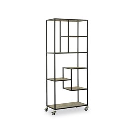 Bibliothèque bois marron - sylvanie