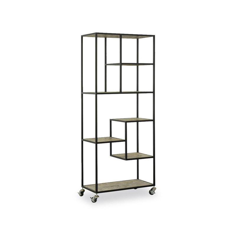 Bibliothèque bois marron - sylvanie