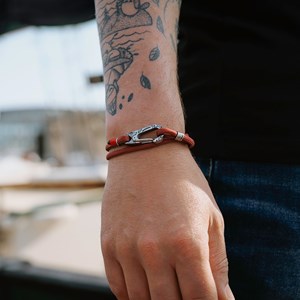Ours bracelet mousqueton escalade homme