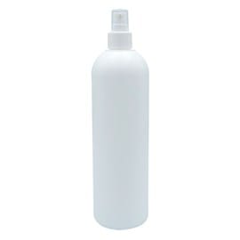 Flacon 500 ml - blanc avec pompe crème