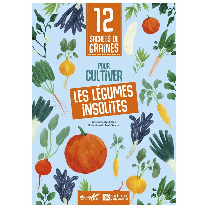 12 sachets de graines pour cultiver les