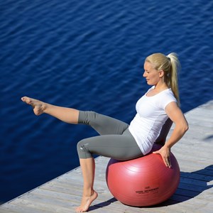 Ballon de gymnastique securemax rouge