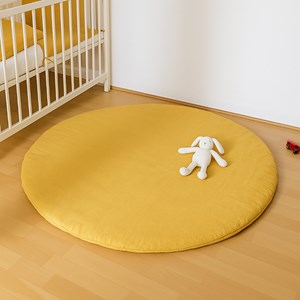 Tapis d'eveil havane en coton bio honey
