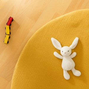 Tapis d'eveil havane en coton bio honey