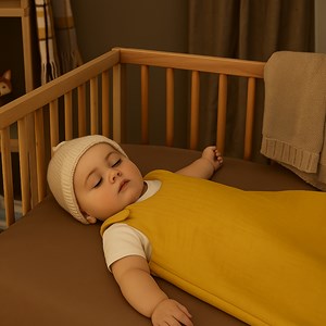 Gigoteuse hiver en coton bio honey Beige