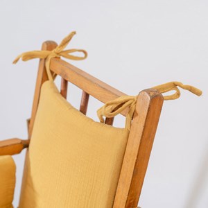 Coussin chaise haute coton bio honey