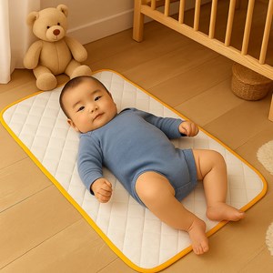 Tapis à langer nomade en coton bio