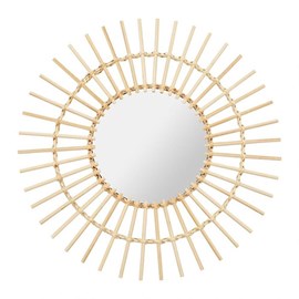 Miroir bambou soleil