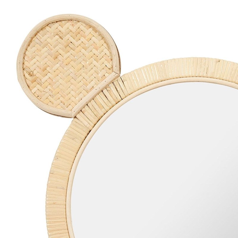 Miroir rotin souris (Decoratie) - Image 2