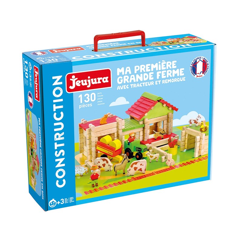 Jeujura - Ma première grande ferme 130 pcs