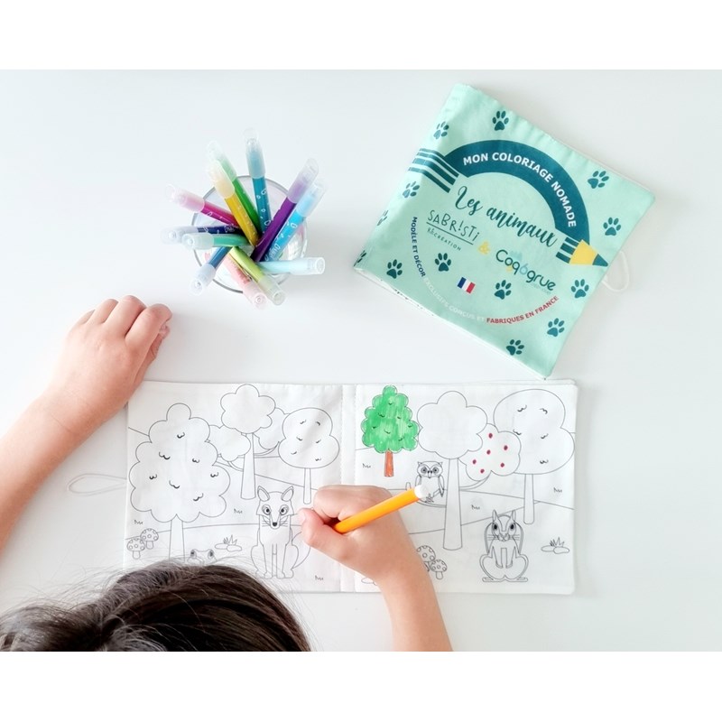 Mon coloriage lavable les animaux