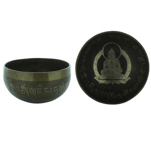 Bol chantant traditionnel bouddha 14 cm