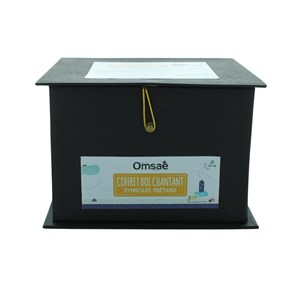 Coffret bol chantant bordeaux 12 cm