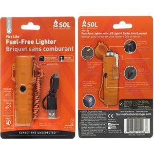 Briquet électrique rechargeable usb sol