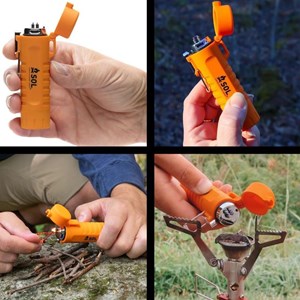 Briquet électrique rechargeable usb sol