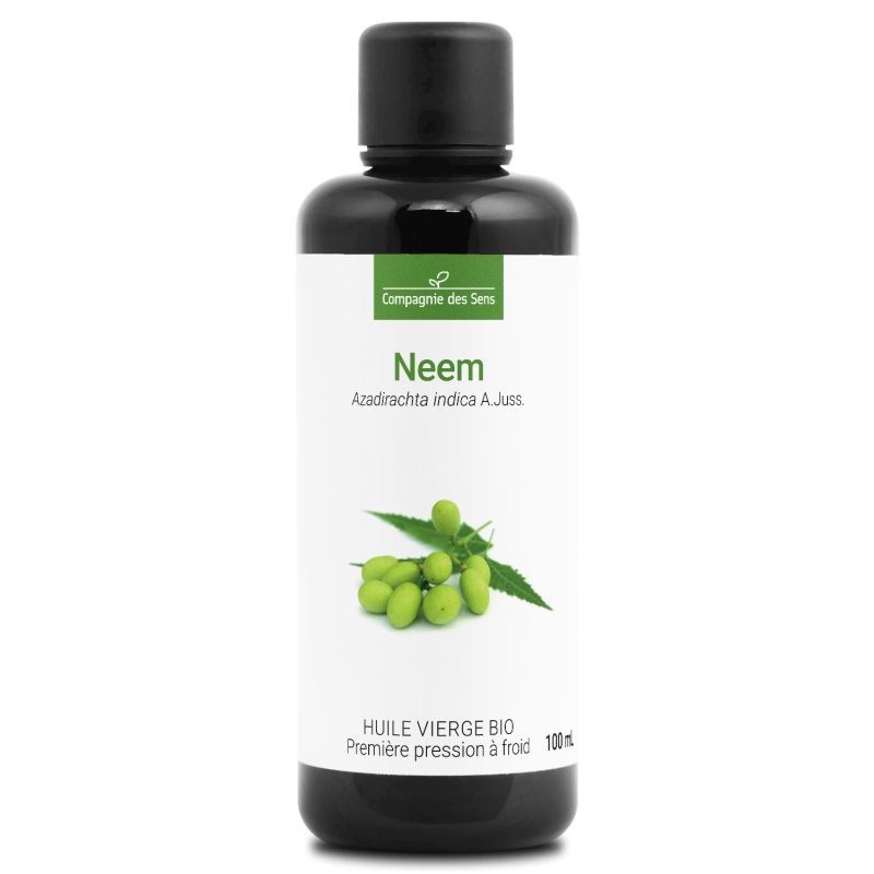 Huile de neem bio - 100ml - fraîcheur garantie oxycert® - vierge & de 1?? pressi