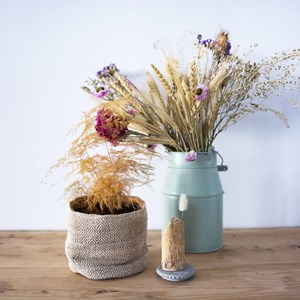 Cache-pot en chanvre coton 13cm