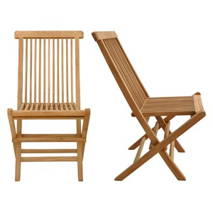 Salento - lot de 2 chaises en teck