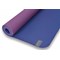 Coussin yoga plat bleu prune Bleu