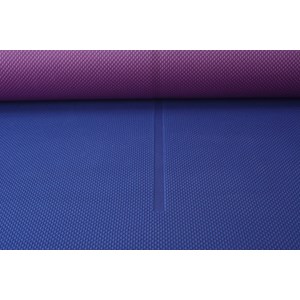 Coussin yoga plat bleu prune Bleu