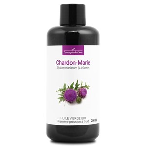 Huile de chardon-marie bio - 200ml - fraîcheur garantie oxycert® - vierge & de 1