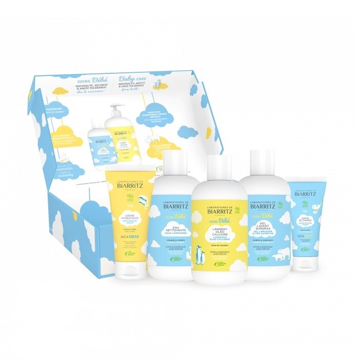 LABORATOIRES DE BIARRITZ - Coffret naissance 5 soins bébé