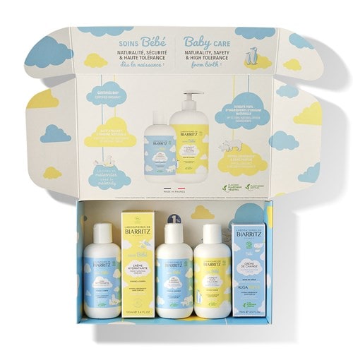 LABORATOIRES DE BIARRITZ - Coffret naissance 5 soins bébé bio