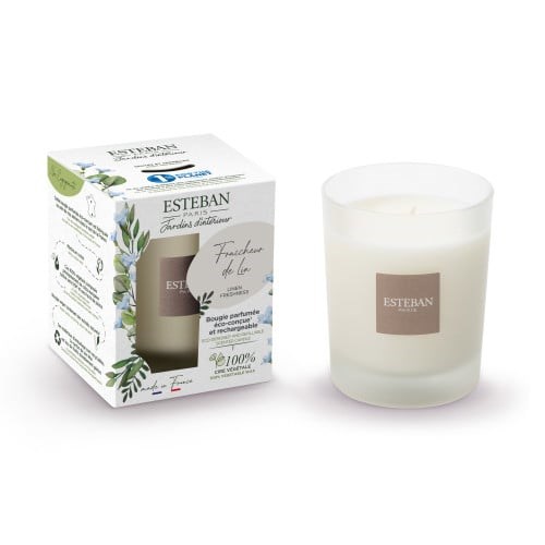 Esteban - Bougie parfumée 180g fraîcheur de lin