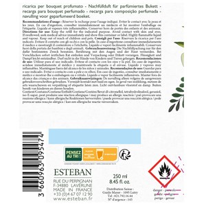 Recharge pour bougie 180g blanc coton