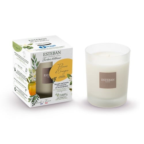 Esteban - Bougie parfumée 180g fleurs d’oranger