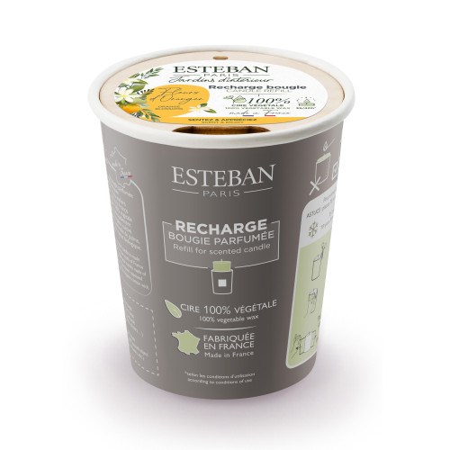 Recharge pour bougie fleurs d’oranger