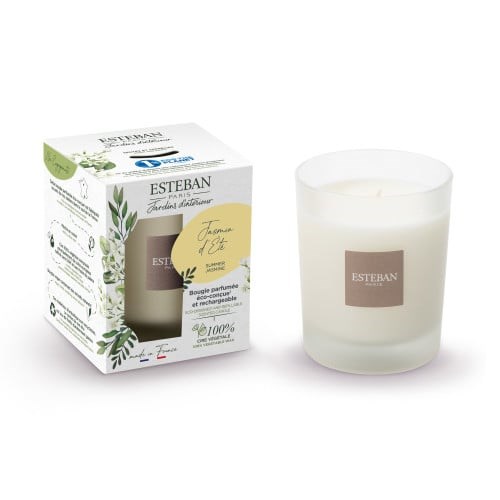 Esteban - Bougie parfumée 180g jasmin d’été